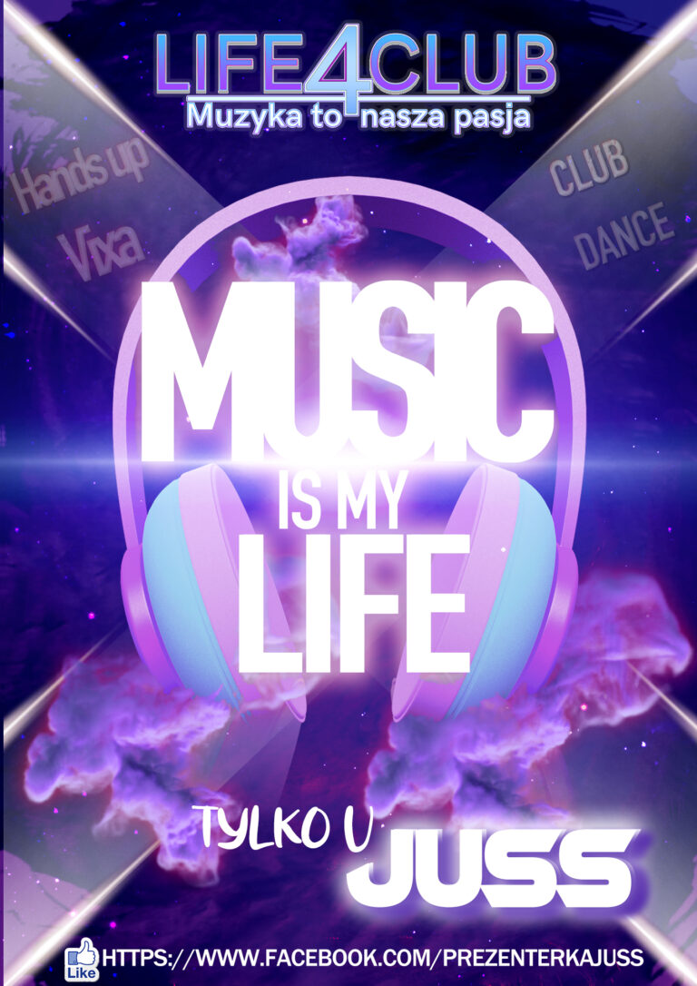 plakat-music-is-my-life-Juss